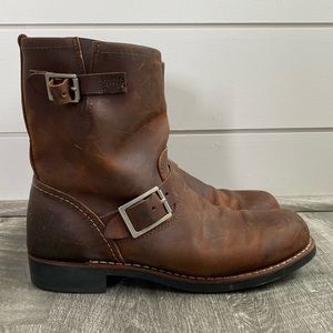 Red Wing Engineer Copper Brown Boots Size 9